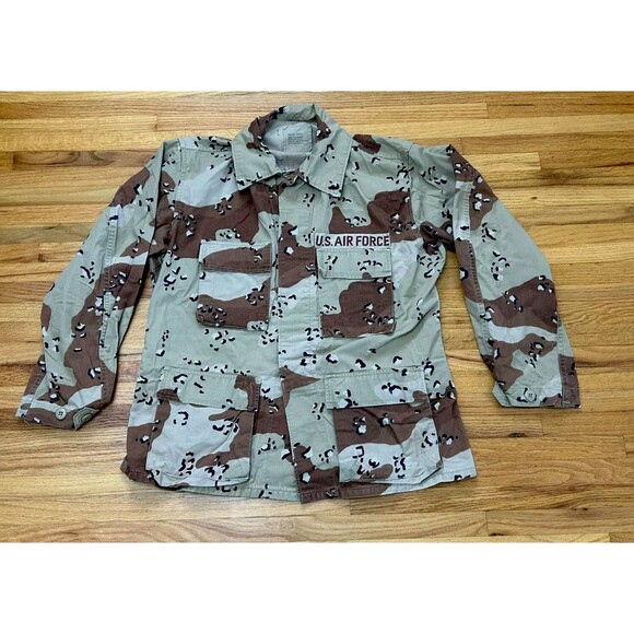 Desert Storm U.S Air Force Military Jacket Unisex M Brown  Field Chocolate Chip - Picture 1 of 8
